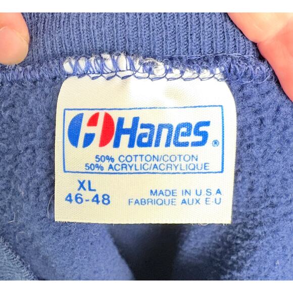 VTG Hanes Size XL Desert Theme Embroidered Sweater Aztec Style Statement Cuffs - Picture 6 of 7